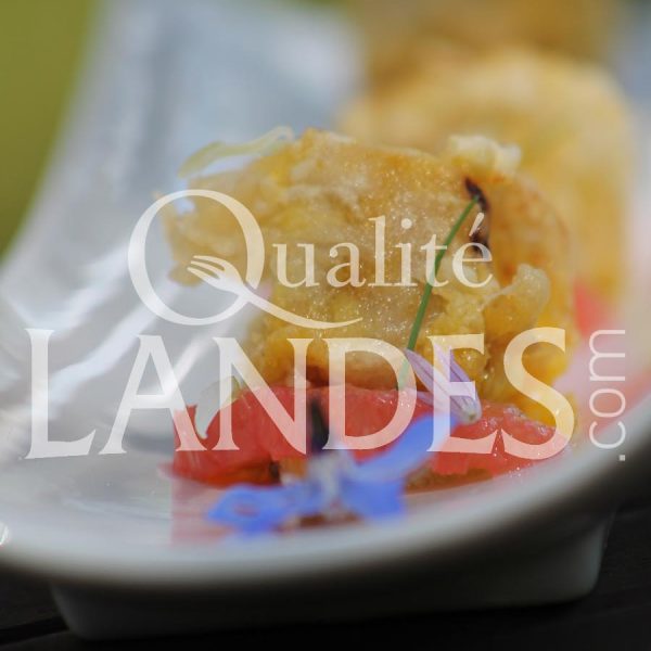 Recette de Foies gras de Canard Fermier des Landes en tempura