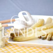 Recette d'Asperges des Sables des Landes IGP et chantilly au parmesan