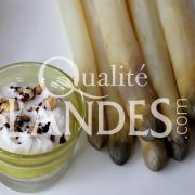 Recette d'Asperge des Sables des Landes IGP et sauce à la noisette torréfiée