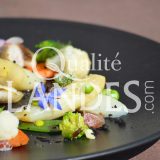 Recette d'Asperge des Sables des Landes IGP, menestra de petits légumes et rouget grondin