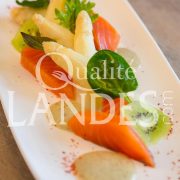 Recette d'Asperge des Sables des Landes IGP, saumon fumé