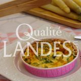 Recette de Flan d'Asperges des Sables des Landes IGP et gorgonzola