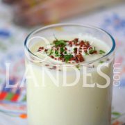 Recette de Gaspacho d'Asperge des Sables des Landes IGP au magret séché
