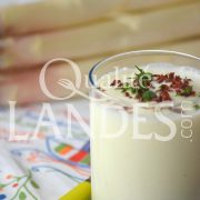 Recette de Gaspacho d'Asperge des Sables des Landes IGP au magret séché