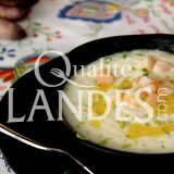 Recette de Gaspacho d'Asperge des Sables des Landes IGP, crevettes et citron vert