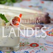 Recette de Gaspacho d’Asperge des Sables des Landes IGP, roquette, parmesan et jambon de pays