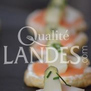 Recette de Tapas d'Asperge des Sables des Landes IGP et saumon