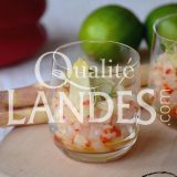Recette de Verrine fraîcheur : Asperge des Sables des Landes IGP, cabillaud et piquillos
