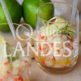 Recette de Verrine fraîcheur : Asperge des Sables des Landes IGP, cabillaud et piquillos