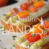 Recette de Tartine d'Asperge des Sables des Landes IGP au saumon