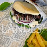 Recette de Pita de Boeuf de Chalosse aux jeunes pousses d'épinard