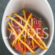 Recette de Tartare de Boeuf de Chalosse et figues