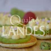 Recette de Blinis de Kiwi et houmous au Kiwi