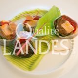 Recette de Foie gras et magret de Canard Fermier des Landes en rouleaux de printemps