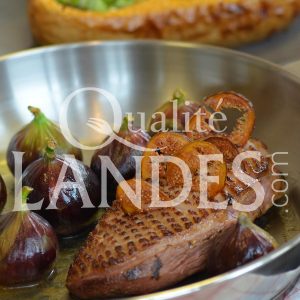 Recette de Magret de Canard Fermier des Landes et figues fraîches à la poêle, butternut fondant au four