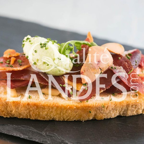 Recette de Tartine de salade Landaise Recette de Tartine de salade Landaise