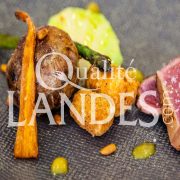 Recette de Tataki de magret et ballotine de Canard Fermier des Landes et un royal d'Asperge des Sables des Landes