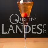 Recette Cocktail Floc de Gascogne, pomme et hibiscus