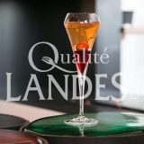 Recette Cocktail Floc de Gascogne, pomme et hibiscus