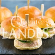 Recette de Bun's au Poulet Fermier des Landes et algues wakamé