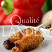 Recette de Petites brochettes de Poulet Fermier des Landes comme un nem