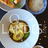Recette de Raviolis de Poulet Fermier des Landes et pesto maison