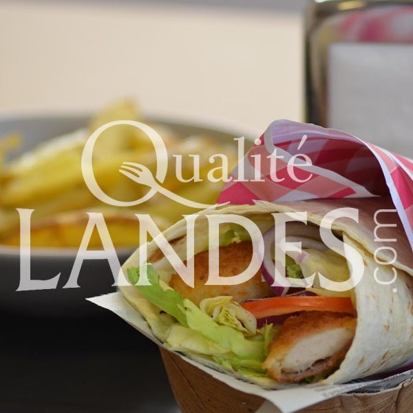 Recette de Wrap de Poulet Fermier des Landes pané Recette de Wrap de Poulet Fermier des Landes pané
