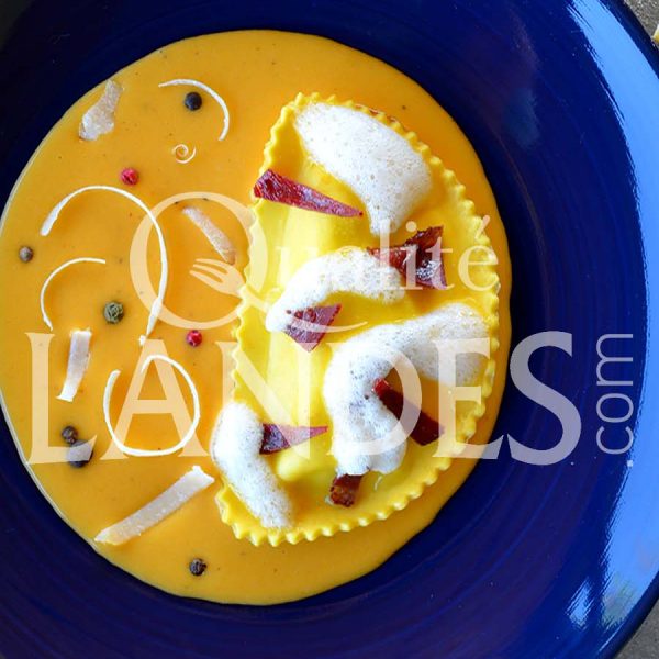 Recette de Raviolis tout Canard Fermier des Landes ... à la carbonara