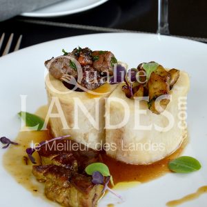 7B213-Os à moelle au Boeuf de Chalosse et foie gras©Qualité Landes - Chef Armando Nogeira la Villa Mirasol (1)